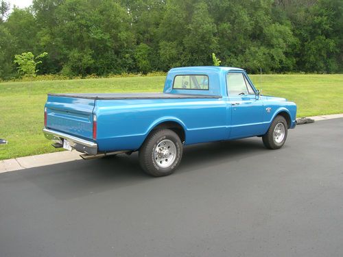 Chevrolet Chevy C-20 long bed 3/4 ton 2WD blue same family since 1969 auto trans, image 15
