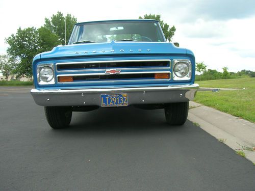 Chevrolet Chevy C-20 long bed 3/4 ton 2WD blue same family since 1969 auto trans, image 18