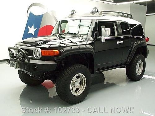 2008 toyota fj cruiser 4x4 lift 6-speed leather 34k mi texas direct auto