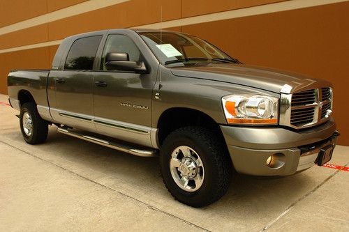 06 dodge ram 2500 laramie mega cab legendary 5.9l diesel 4wd heatedseat  roof