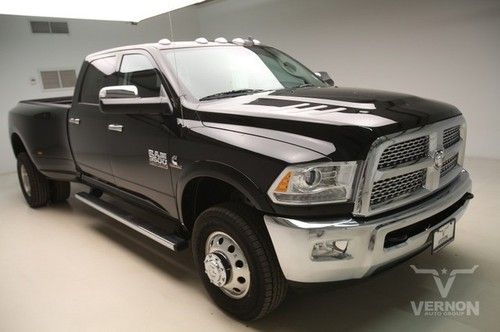 2013 drw laramie crew 4x4 navigation leather heated cummins diesel uconnect