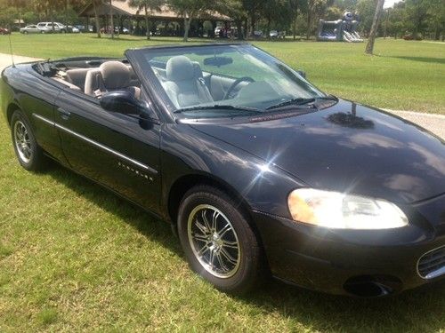 2001 chrysler sebring lx convertible 2-door 2.7l