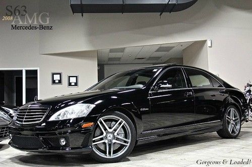 2008 mercedes benz s63 amg $131k+ list dynamic seats keyless go navigation $wow$