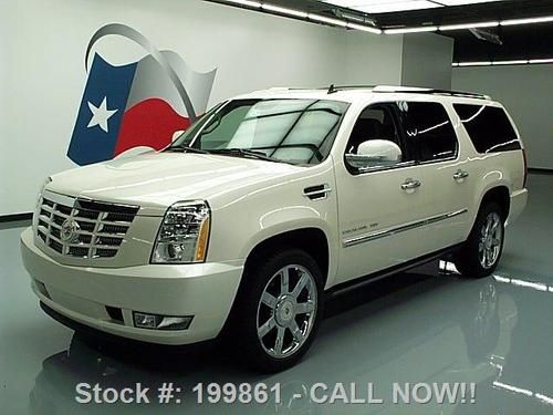 2011 cadillac escalade esv premium awd sunroof nav dvd! texas direct auto