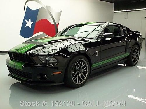 2011 ford shelby gt500 svt cobra 6-spd nav shaker 6k mi texas direct auto