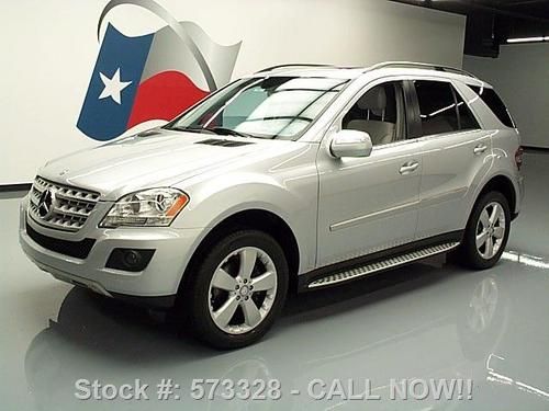 2010 mercedes-benz ml350 sunroof nav rear cam 19's 66k texas direct auto