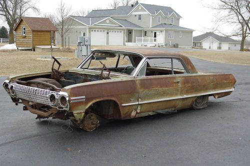1963 Chevrolet Impala Bel-Air Biscayne Coupe Two-Door Parts Cars, image 2