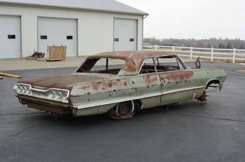 1963 Chevrolet Impala Bel-Air Biscayne Coupe Two-Door Parts Cars, image 3