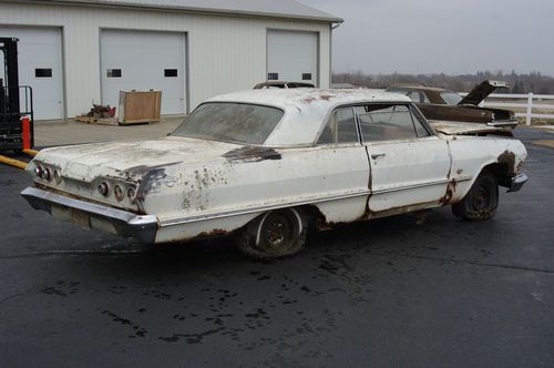 1963 Chevrolet Impala Bel-Air Biscayne Coupe Two-Door Parts Cars, image 9