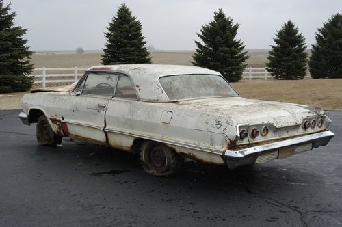 1963 Chevrolet Impala Bel-Air Biscayne Coupe Two-Door Parts Cars, image 10