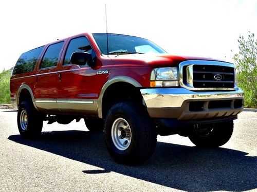 No reserve ** lifted ** 02 excursion limited 4x4 **clean az suv**