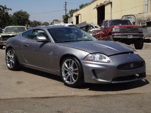 2010 jaguar xkr coupe damaged salvage supercharged engine loaded priced to sell!