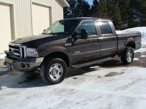 2005 f350 crew 4x4 lariat shortbox 6.0 powerstroke bad head gaskets no reserve
