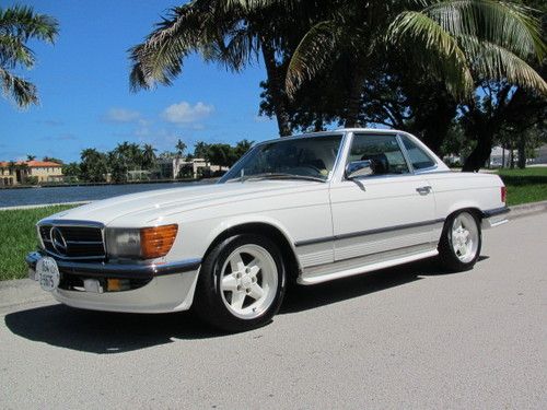 1985 85 mercedes 500sl amg euro model * only 13k miles * one owner *