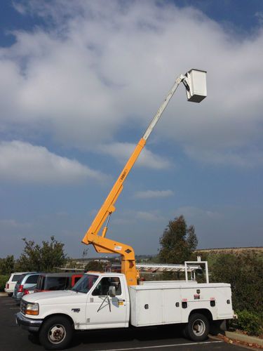 Ford f350 diesel boom bucket truck versalift