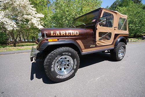 1986 jeep cj7 laredo 9800 original miles!  auto w/ original a/c