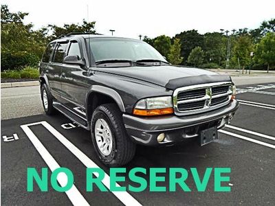 2002 dodge durango 4wd  nice clean tow no reserve auction