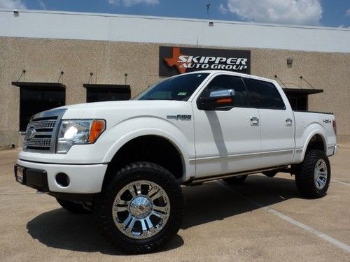 2009 ford f-150 platinum 4x4 6 inch lift xd wheels 1 owner clean carfax sharp