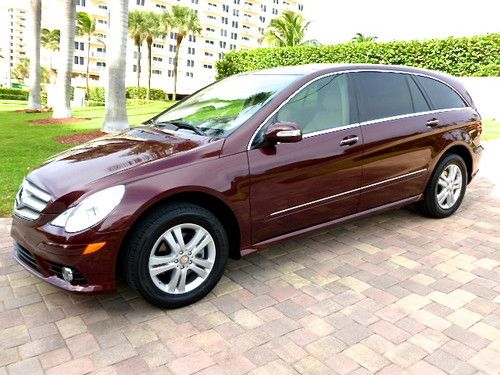 2008 mercedes benz r350 4-matic hi-options panorama roof 3rd row seat like new.