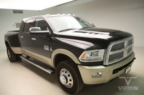 2013 drw laramie longhorn mega 4x4 navigation sunroof leather heat cummin diesel