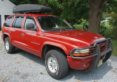 2000 dodge durango slt + - 4wd suv - 4 dr -7 passenger - w/magnum v8 5.9l engine