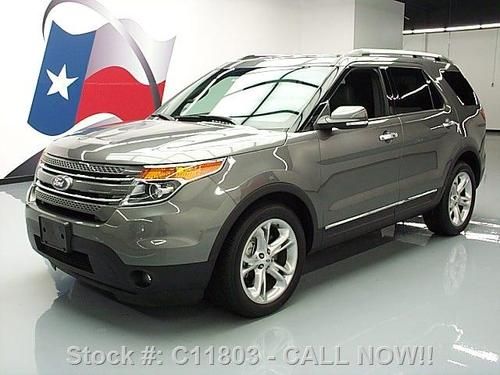 2013 ford explorer ltd 7-pass htd leather rear cam 19k! texas direct auto