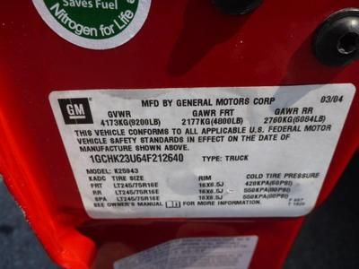 2004 Chevy Silverado 2500HD Crew Cab CNG Bi-Fuel Nice Work Truck BI FUEL, image 34