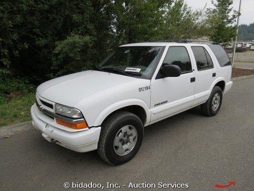 Chevrolet blazer ls 4x4 suv sport utility vehicle auto ac vortec v6 bidadoo