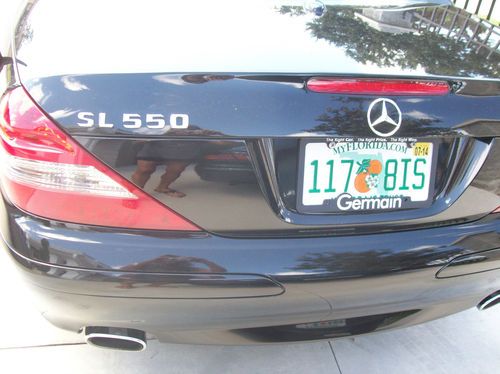 IMMACULATE 2008 MERCEDES BENZ SL 550 ROADSTER CONVERTIBLE  BLACK BEAUTY, image 3