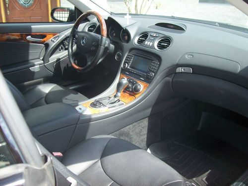 IMMACULATE 2008 MERCEDES BENZ SL 550 ROADSTER CONVERTIBLE  BLACK BEAUTY, image 9