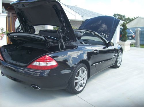 IMMACULATE 2008 MERCEDES BENZ SL 550 ROADSTER CONVERTIBLE  BLACK BEAUTY, image 13