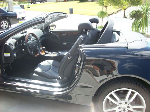 IMMACULATE 2008 MERCEDES BENZ SL 550 ROADSTER CONVERTIBLE  BLACK BEAUTY, image 19