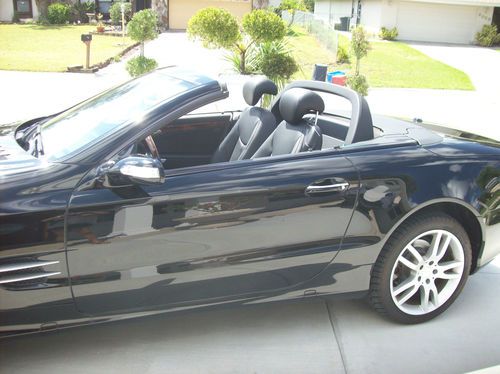 IMMACULATE 2008 MERCEDES BENZ SL 550 ROADSTER CONVERTIBLE  BLACK BEAUTY, image 20