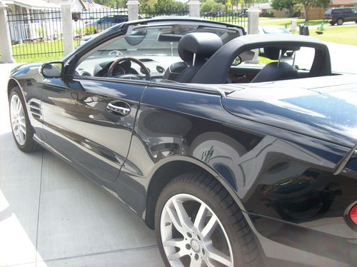 IMMACULATE 2008 MERCEDES BENZ SL 550 ROADSTER CONVERTIBLE  BLACK BEAUTY, image 21