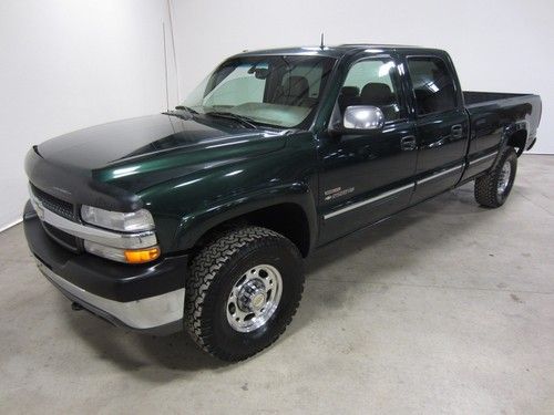 01 chevy silverado 2500 4x4 6.6l turbo diesel crew long 1 owner colorado 80 pix