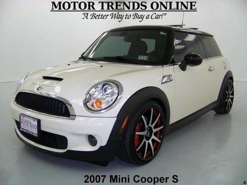 2007 s pano roof leather htd seats custom wheels media mini cooper 44k houston