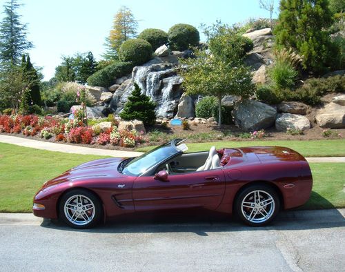2003 chevrolet corvette 50th anniversary edition convertible 2-door 5.7l