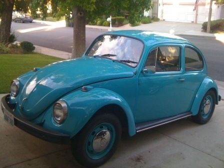 Great! 1970 volkswagen beetle bug blue