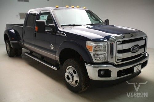 2014 drw lariat crew 4x4 fx4 navigation sunroof leather heated v8 diesel