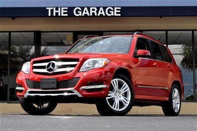 2013 mercedes-benz glk350 3.5l 302hp v6 mars red over black!! 19" wheels, new!!!