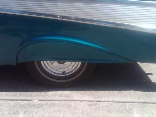 Chevrolet 1957 Bel Air 2tone Blue Metallic Teal and Cream Top  F.I. Tribute, US $25,000.00, image 12
