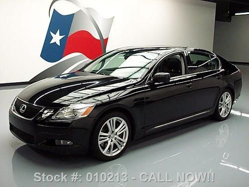 2007 lexus gs 450h hybrid sunroof nav rear cam 18's 73k texas direct auto