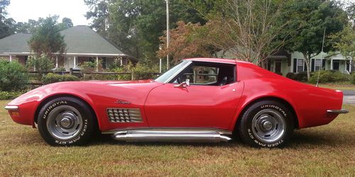 1972 chevrolet corvette stingray, #'s matching, 80k, 4 speed, a/c, nice driver!