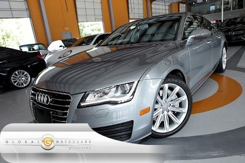 12 audi a7 quattro awd premium-plus 16k auto navigation pdc cam keyless roof