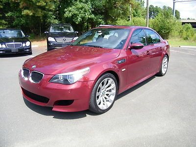 06 bmw m5 500hp v10 7 speed smg idrive nav hud suede active seats black leather