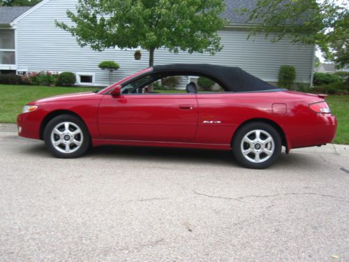 2001 toyota solara sle convertible 2-door 3.0l