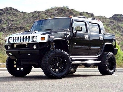 Hummer h2 sut fabtech lift/fox shocks/bose/1-owner