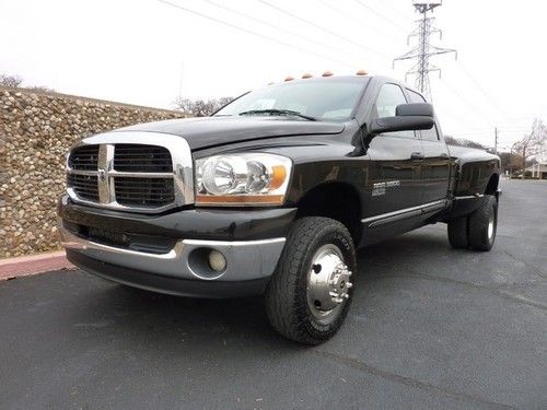 06 ram 3500 slt drw at cummins quadcab dually tx diesel!