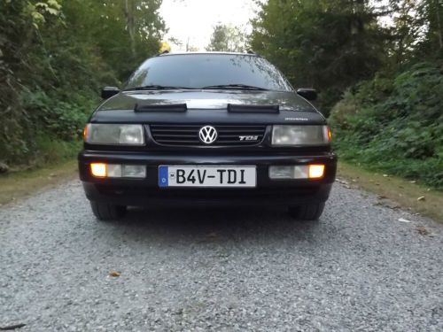 1997 vw passat b4v black tdi diesel low miles wagon