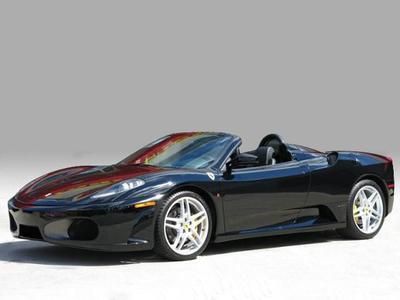 2006 ferrari f430 f1 spider/ black over black/ great options/ good mileage